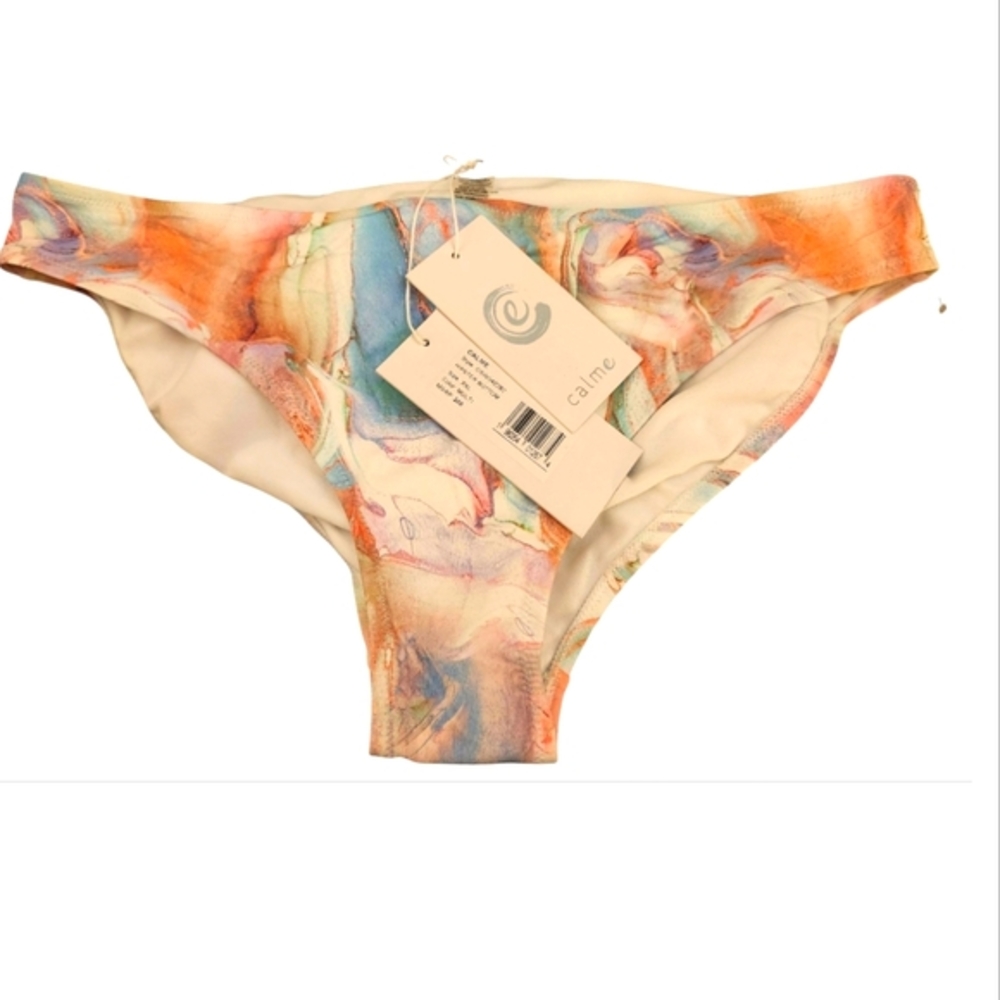 NWT JOHNNY WAS CALM SWIM WATERCOLOR BIKINI HIPSTER BOTTOM XXL